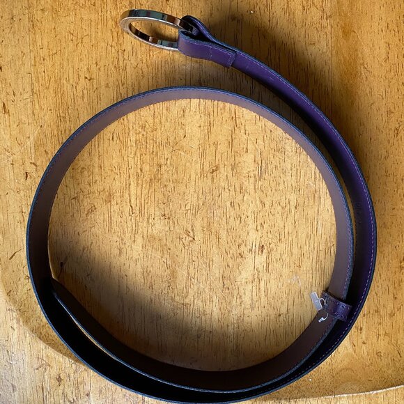 Coach Belt Genuine Calf Skin & Solid Brass - Picture 5 of 5